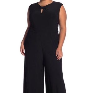 ✨Sharagano black long jumsuit romper bodysuit 1x